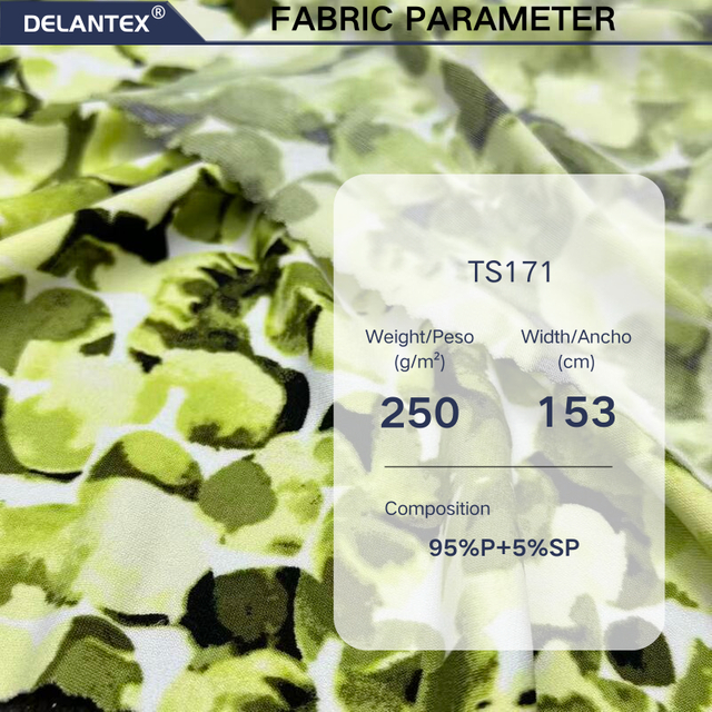 Delantex Jersey Fabric for Align-style 153cm 250gsm Stretch Comfortable to Feel Fabric