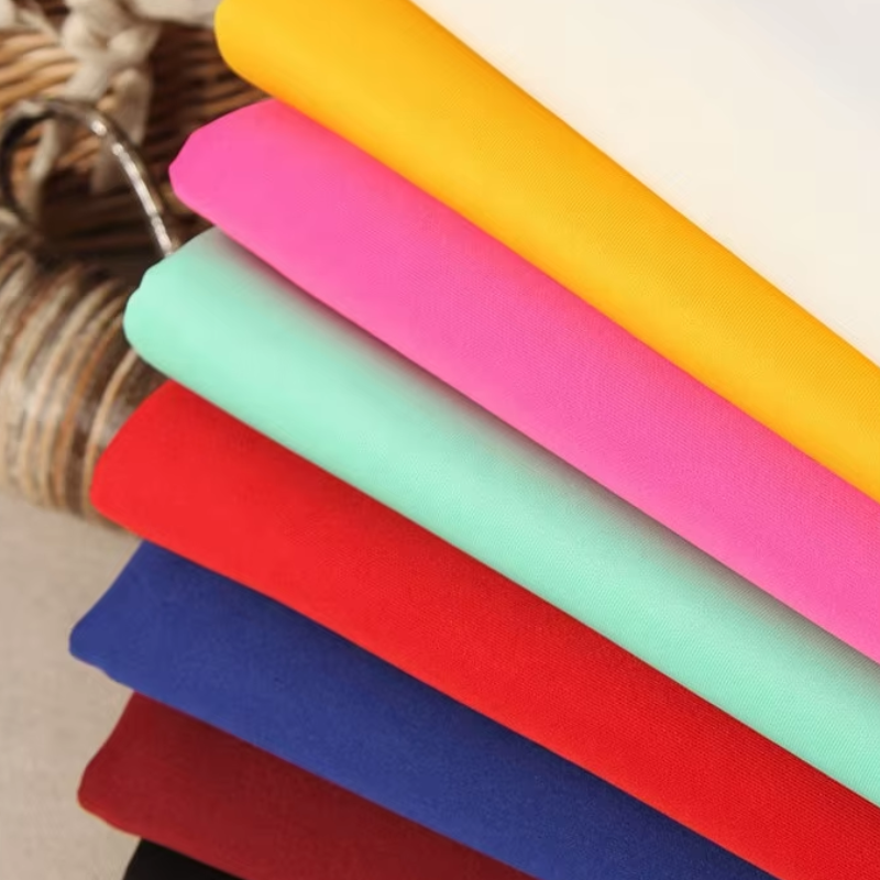 Delantex 75D72F Knit Scuba Fabric 100% Polyester Soft Hand Feel Anti-Static for Garments