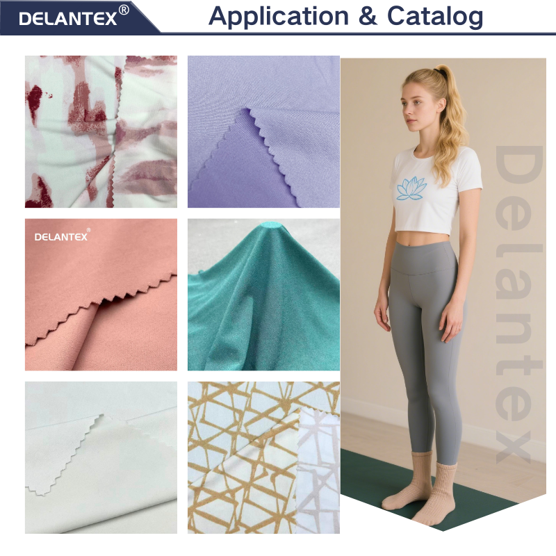 Delantex 95%polyester 5%spandex Spandex Fabric Sportswear Quick Dry Fabric