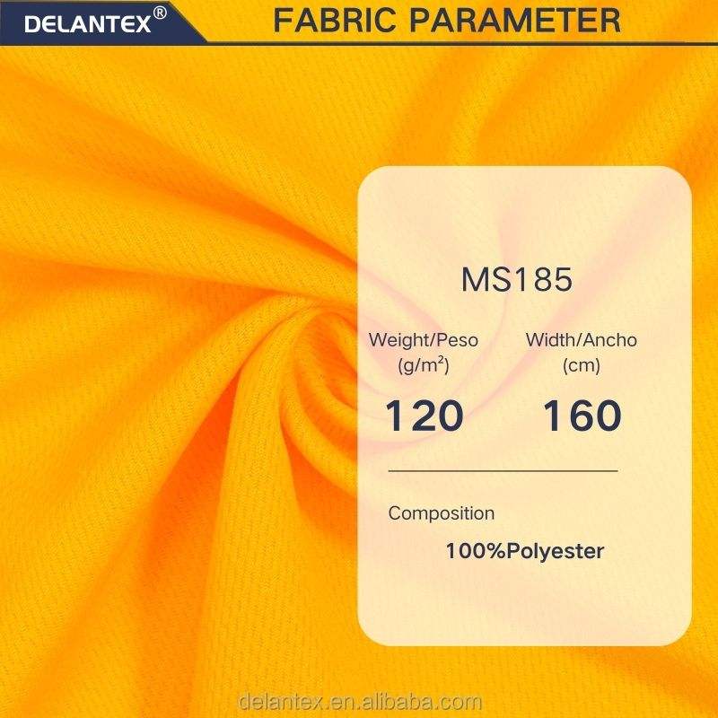 Delantex 100% Polyester Quick Dry Bird Eye Mesh Basketball T-Shirt Jersey Fabric for Girls' Sportswear Outdoor Use