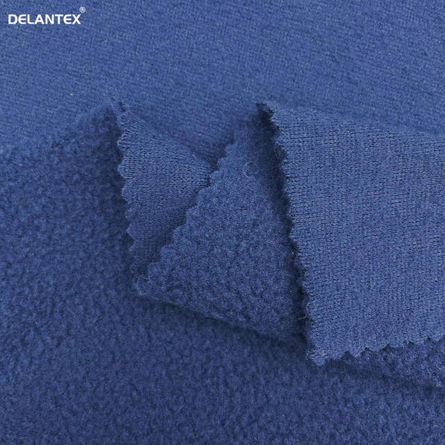 Delantex Two Sides Brushed One Side Anti-pilling Polar Fleece Fabric for Polar Jacket