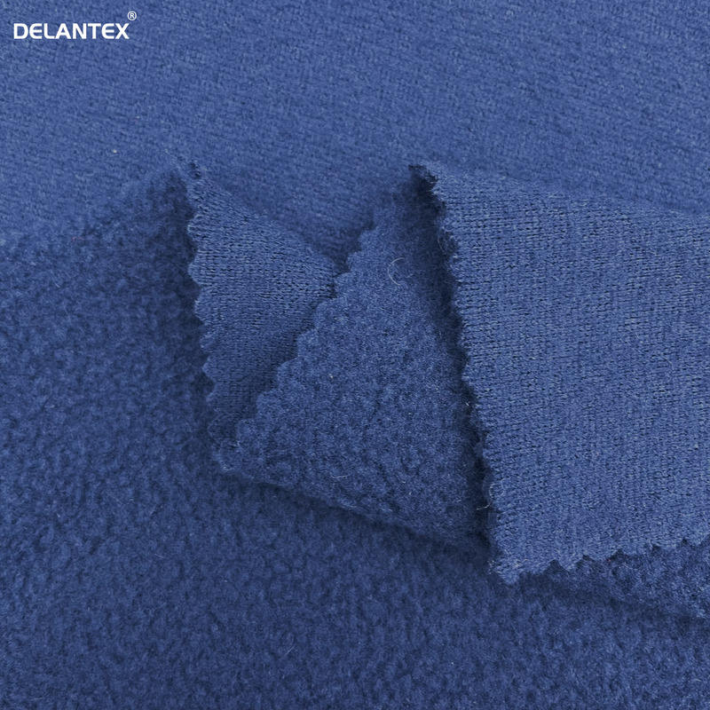 Delantex Two Sides Brushed One Side Anti-pilling Polar Fleece Fabric for Polar Jacket