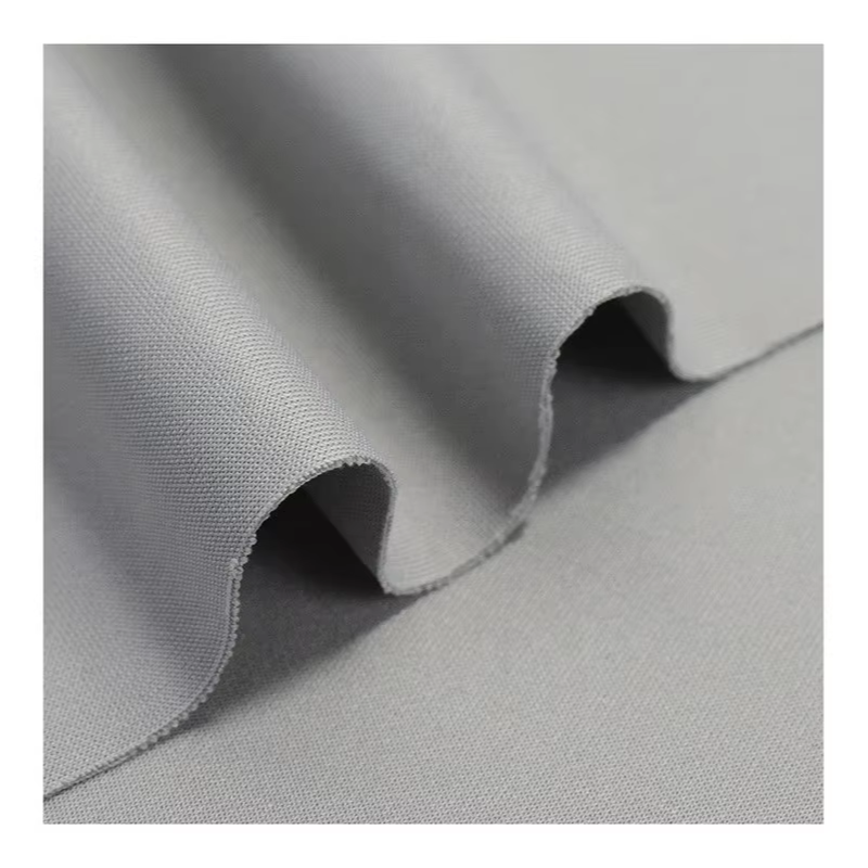 Delantex Yarn Dyed 320GSM Heather Grey Scuba Fabric for Pullover