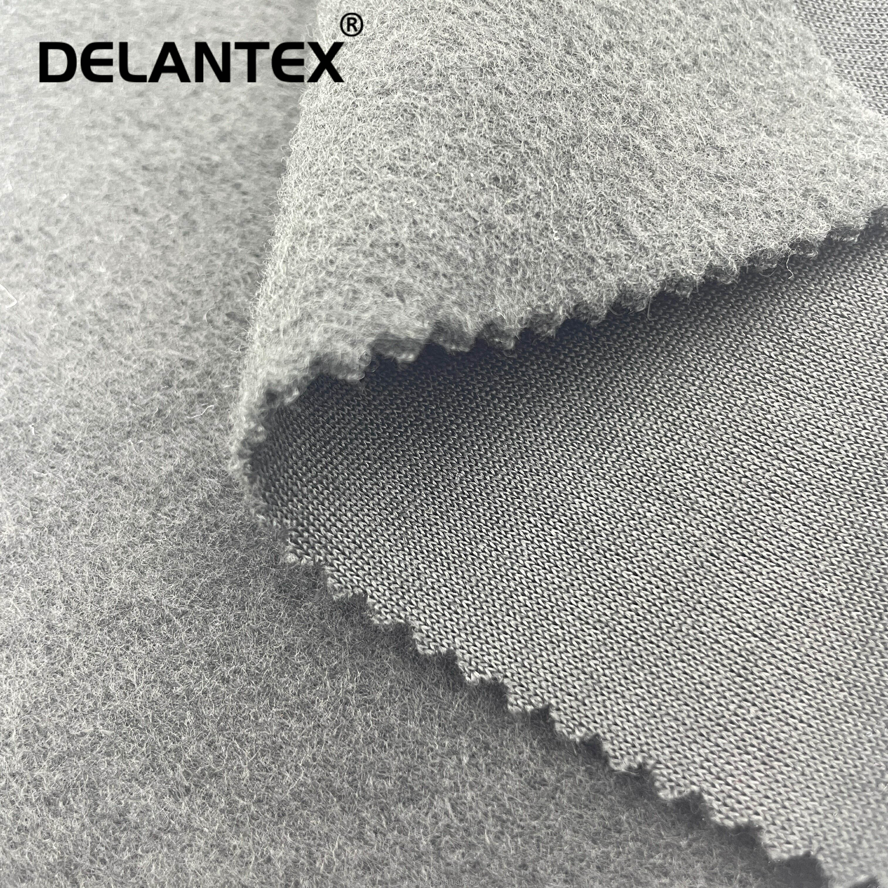 Delantex Hot Sale 100% Polyester 290GSM Factory Direct Brushed Polar Fleece Fabric