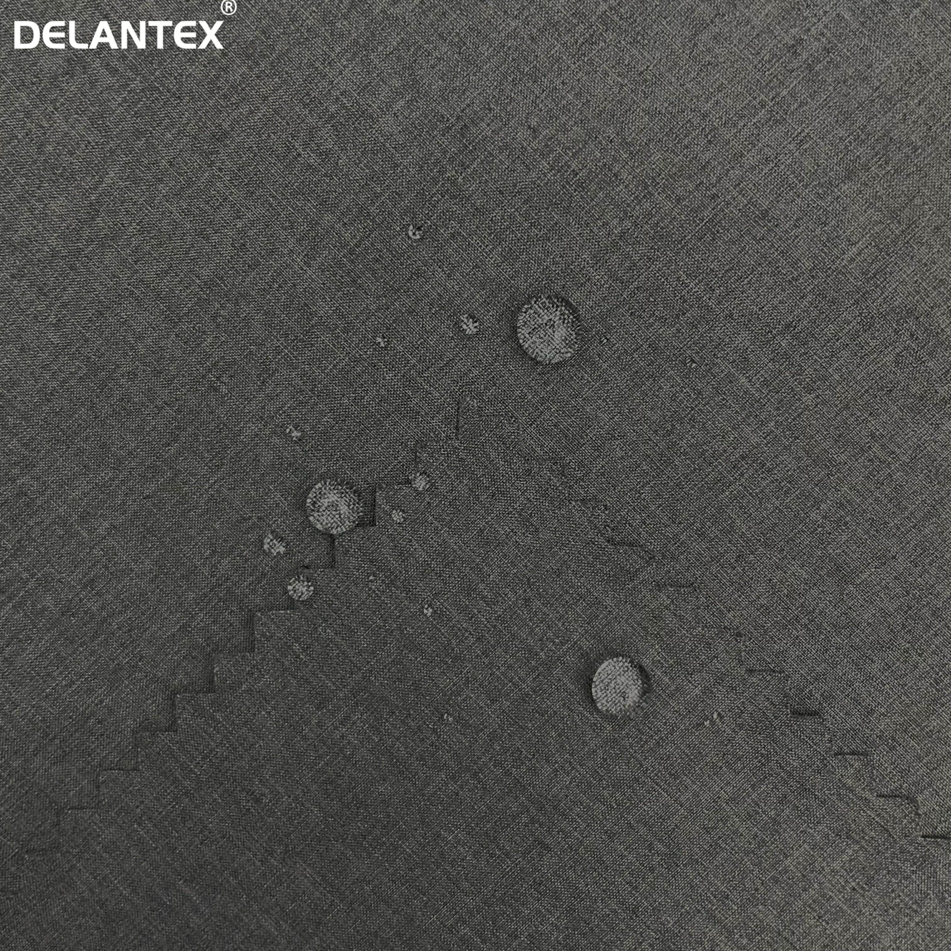 Delantex 100%Polyester Waterproof Breathable Snow Pear Spinning Cationic Woven Fabric
