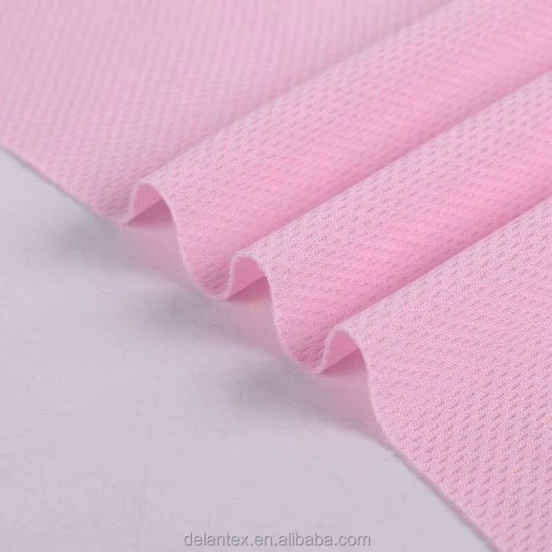Delantex 100 Polyester Bird Eye Shirt Fabric