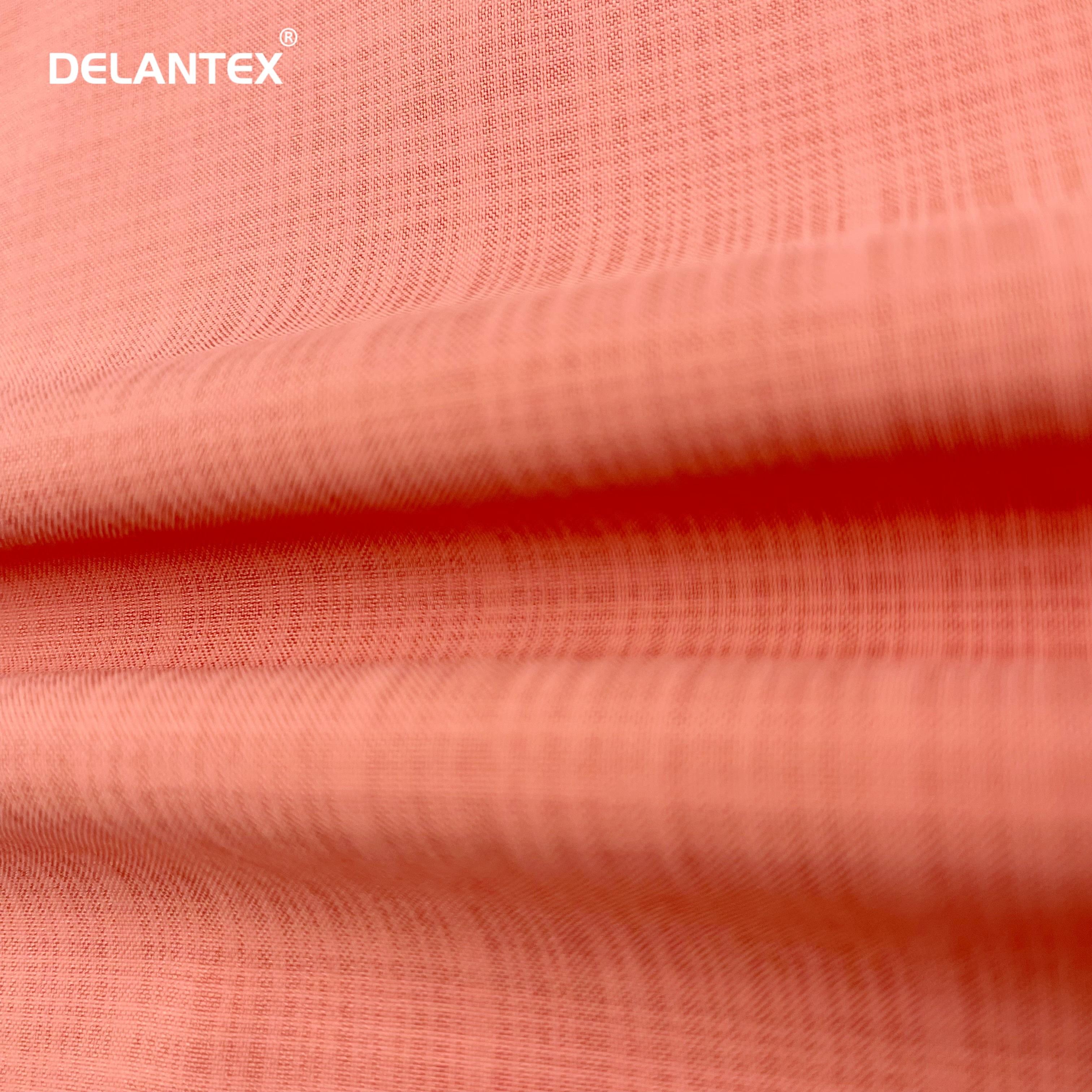 Delantex Lightweight Waterproof Cationic Dyed Polyester Fabric for Garments