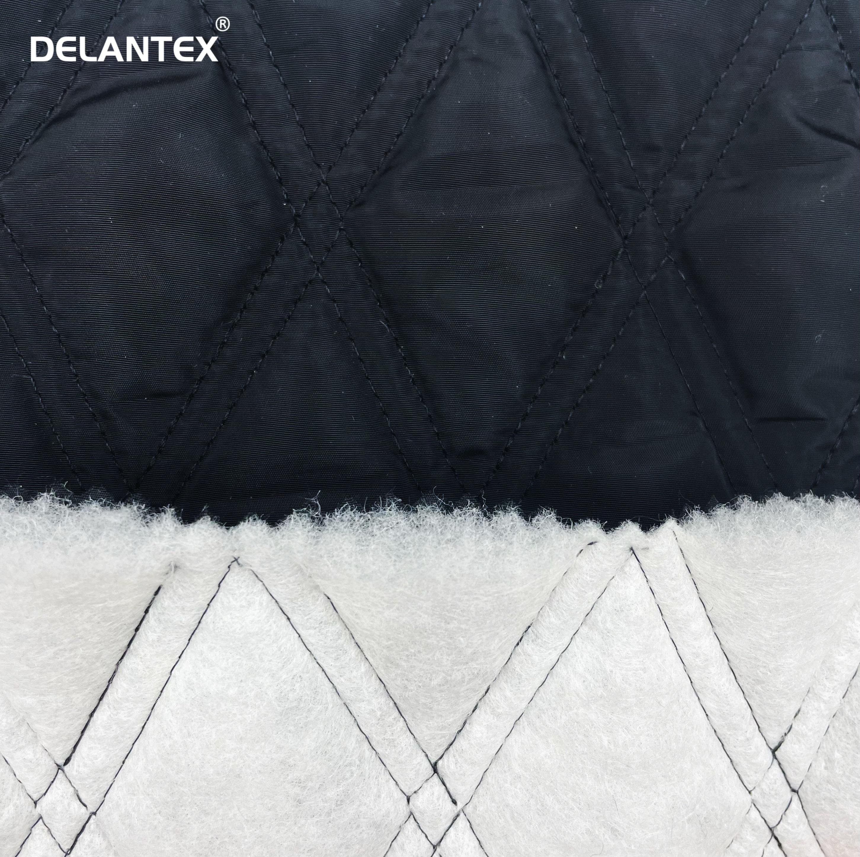 Delantex Good Price and Good Selling 100 Polyester 2 Layers Quilting Fabric for Down Jacket