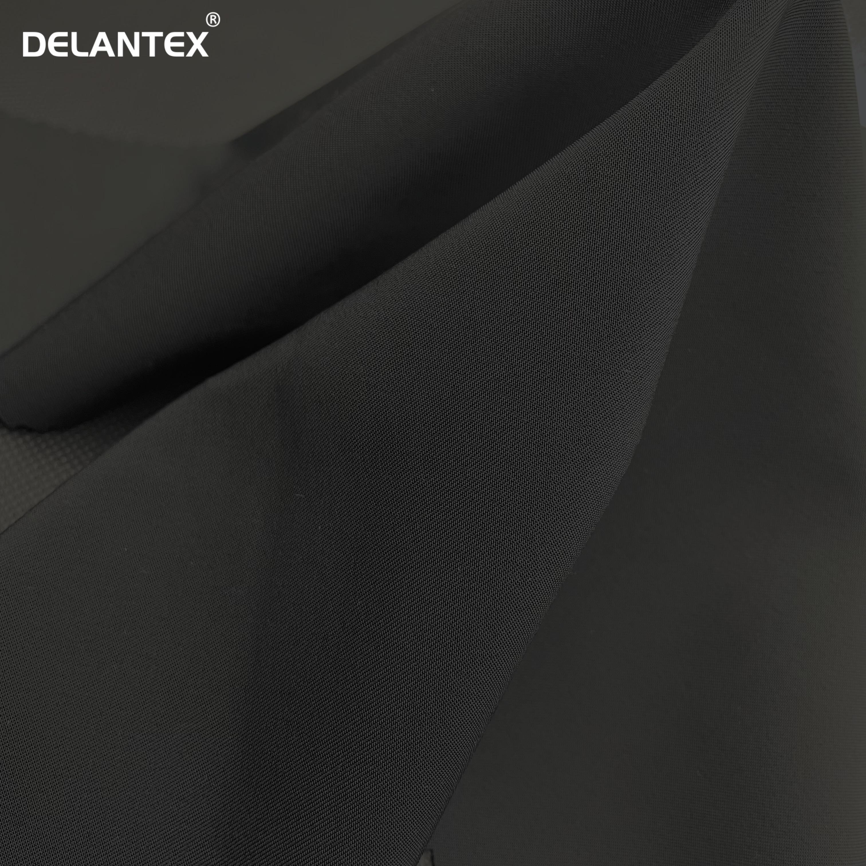 Delantex Wholesale Breathable 96% Polyester 4%Spandex Twisted 4-Way Stretch Fabric with Good Price