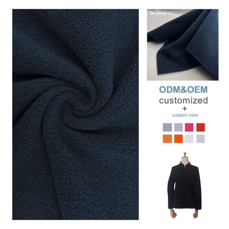 Delantex 100%Polyester Light Wight Micro Polar Fleece Fabric for Winter Coat