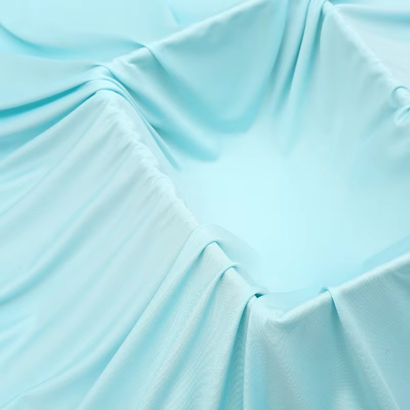 Delantex Stretch Single Fabric 150 GSM Polyester Single Jersey Knit Fabric for Tshirt Clothing