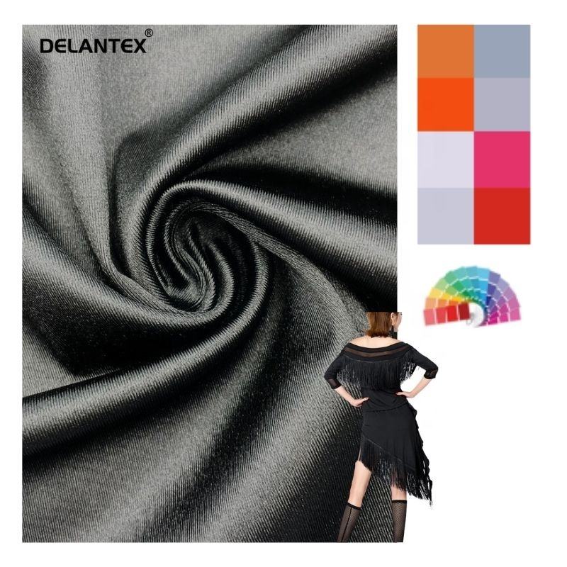 Delantex Made in China Warp Knitted Satin FDY Fabric Free Sample