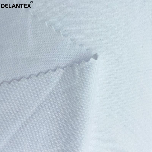 Delantex Breathable 95% Polyester 5% Spandex Single Jersey Knit Fabric for T-Shirt Yoga Clothes