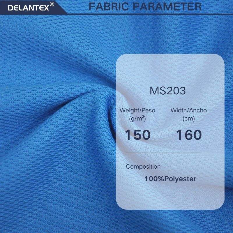 Delantex Wicking Mesh Jersey Material Drifit Sportswear Fabric Free Sample