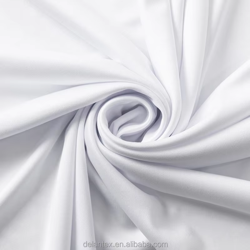 Delantex Polyester Interlock White Sublimation Transfer Fabric