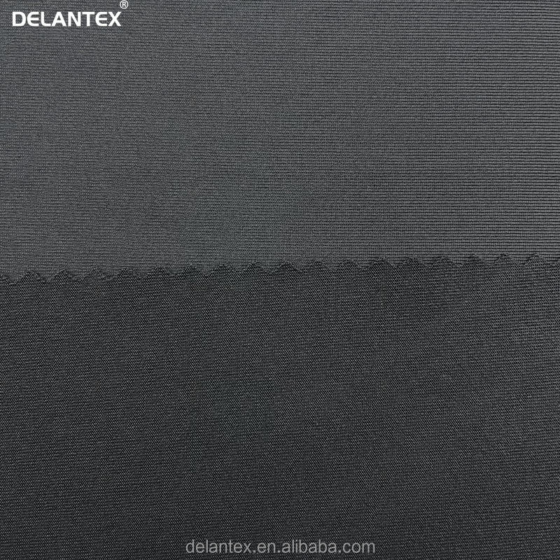 Delantex 150gsm Soft Black Light Weight Nylon Spandex Jersey Fabric for Yoga Wear