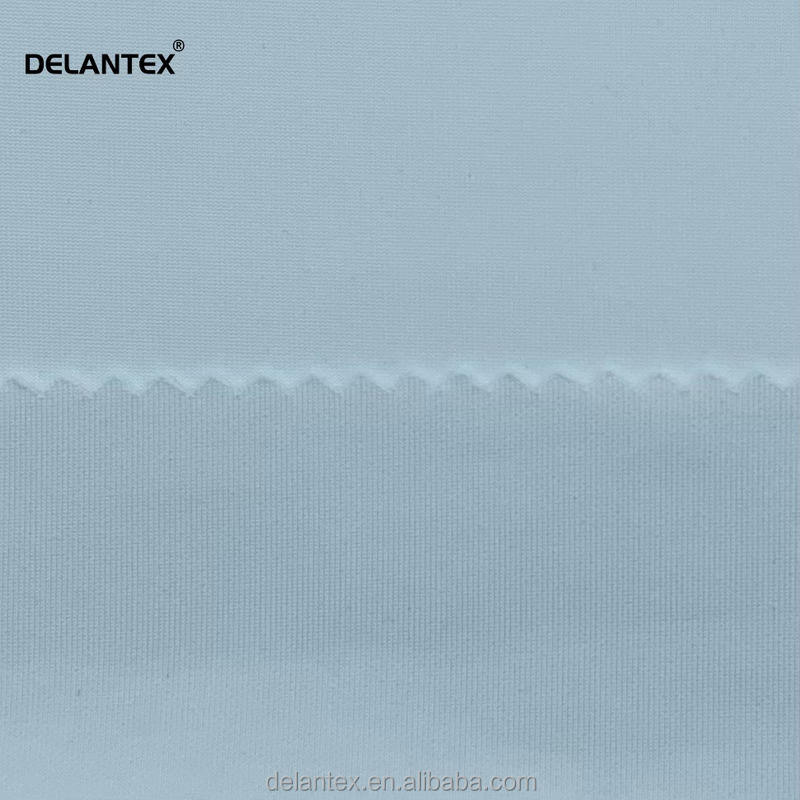 Delantex 280GSM 95%Poly White Scuba Knitting Fabric for Sports Wear