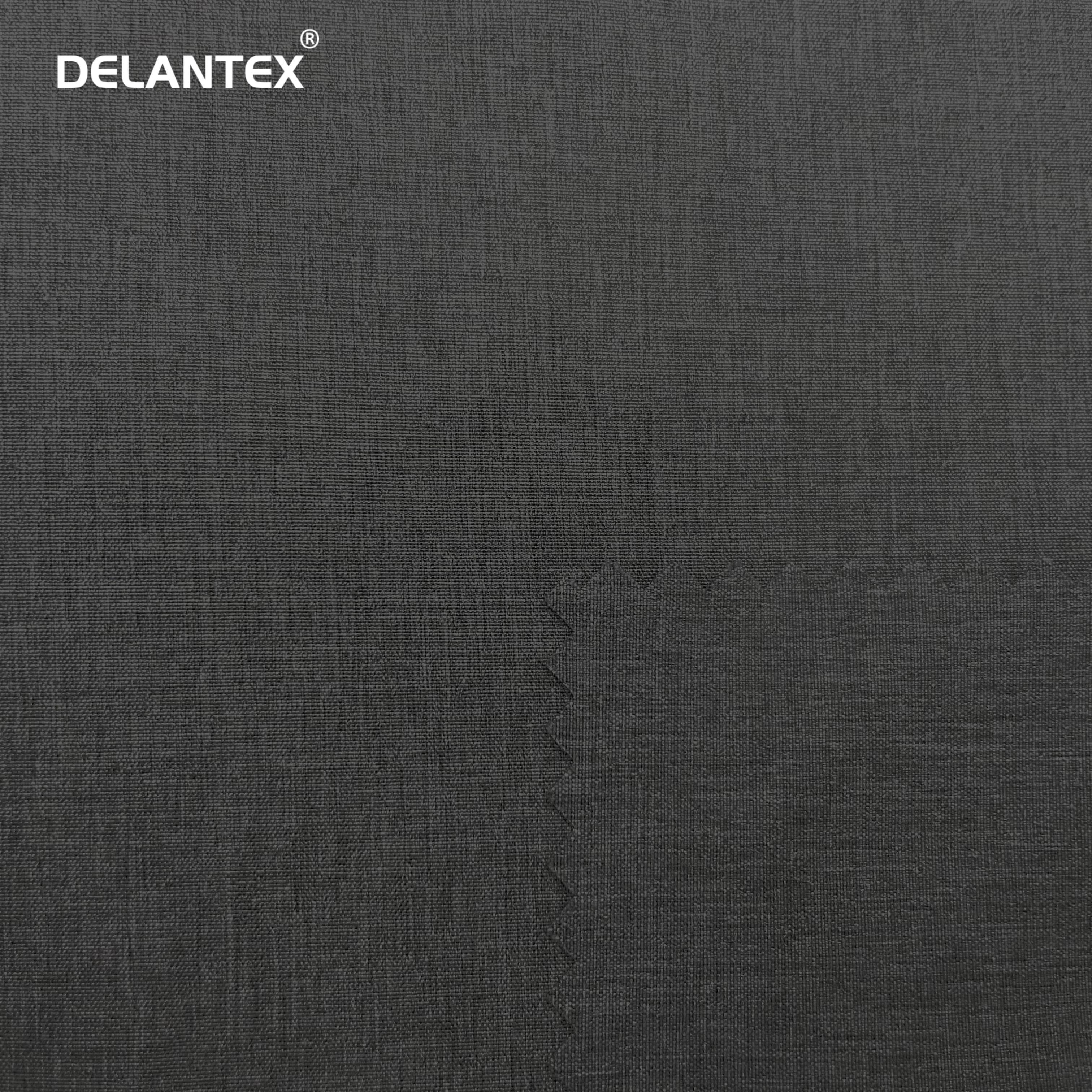 Delantex 100%polyester Manufacture Light Weight Skin Friendly Plain Cationic Fabric With Good Price