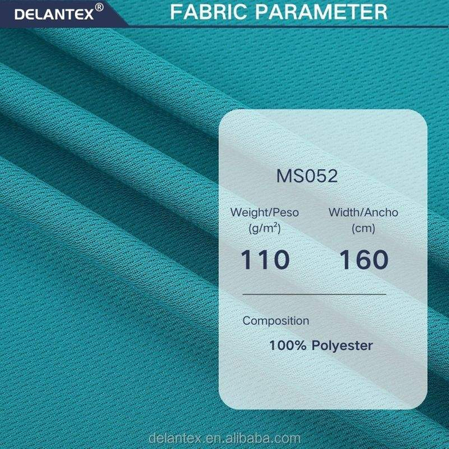 Delantex Bird Eye Mesh With Eyelet 100% Polyester Quick Dry and Dry Fast Breathable Plain Dyed