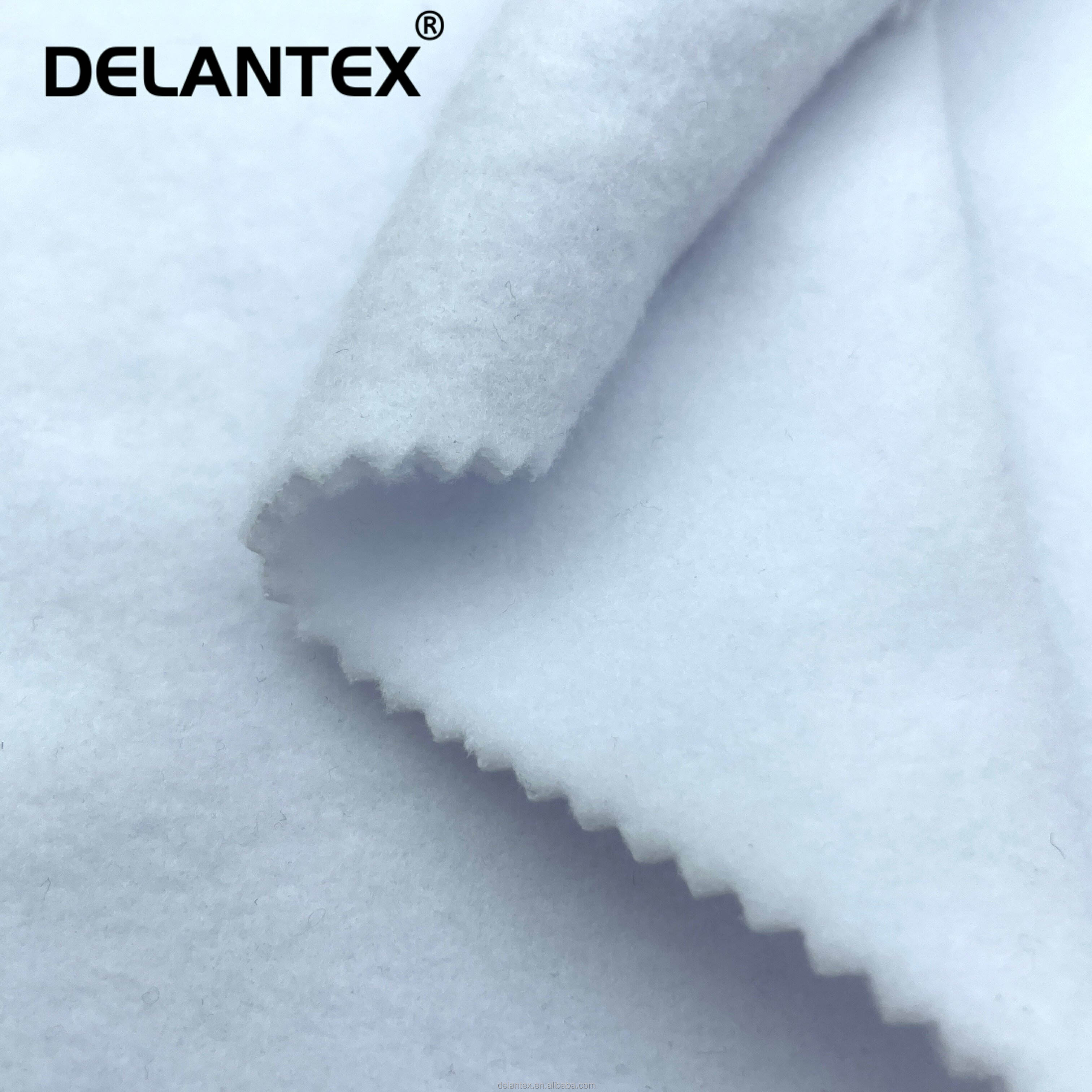 Customized Color Double Side Brush One Side Fleece Fabric for Blanket Free Sample