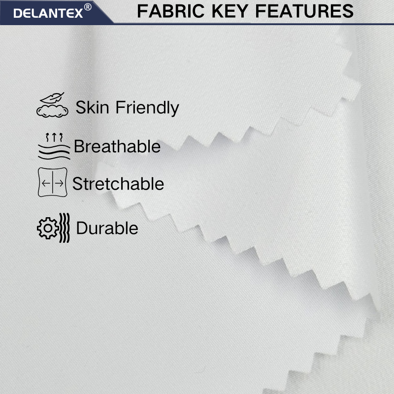 Delantex Material Waterproof Softshell Stretch Polyester Fabric Knit Outdoor Functional Softshell Fabric Tear Resistant