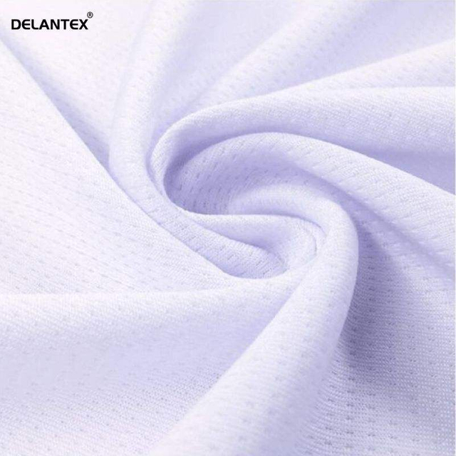 Delantex Wicking Polyester Mesh Fabric for Sublimation Printing Sports Fabric to Sublimate Sportswear and Soccer Jersey Fabric