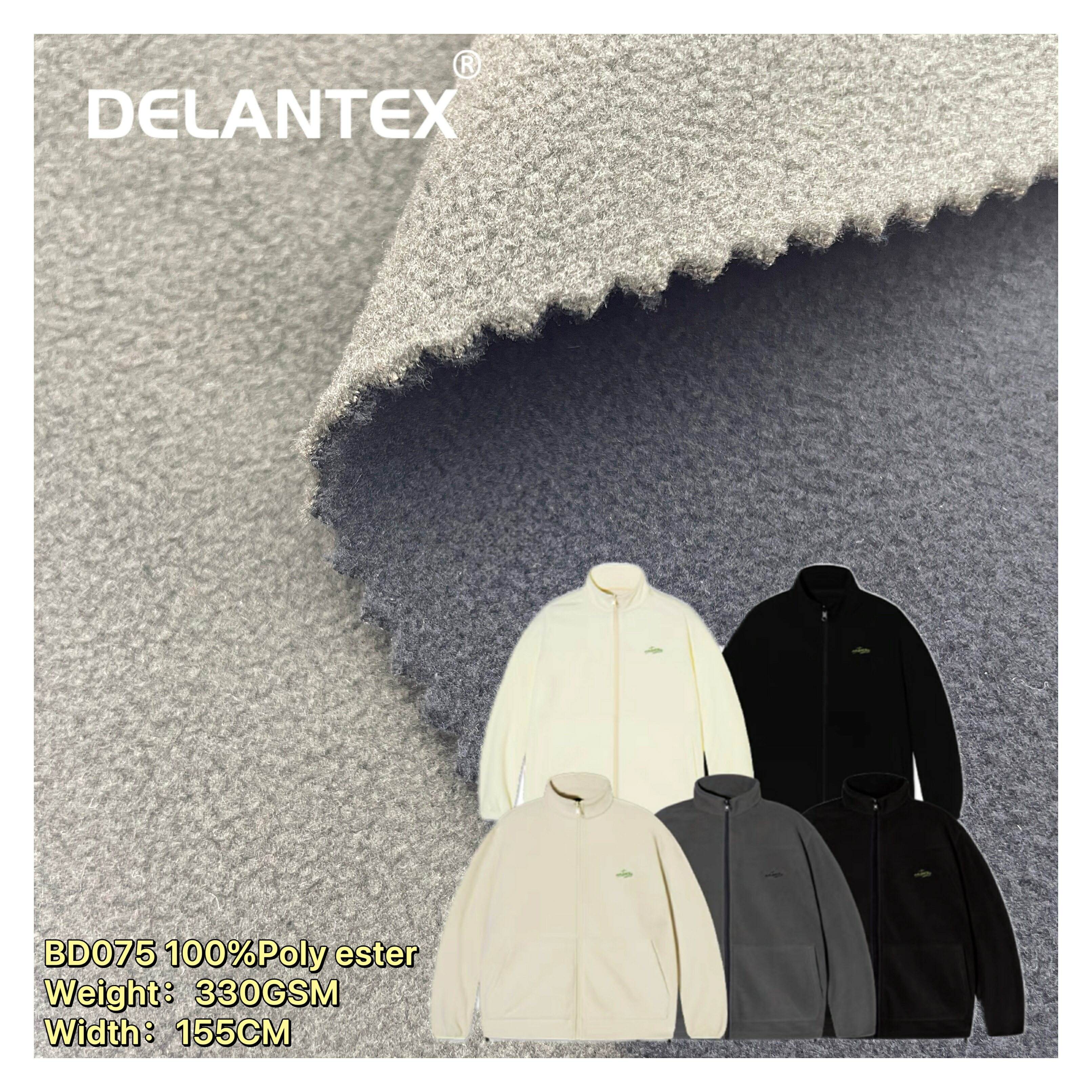 Anti-pilling Cold Resistant 100% Polyester Fleece Lined Bonded Fabric Free Sample