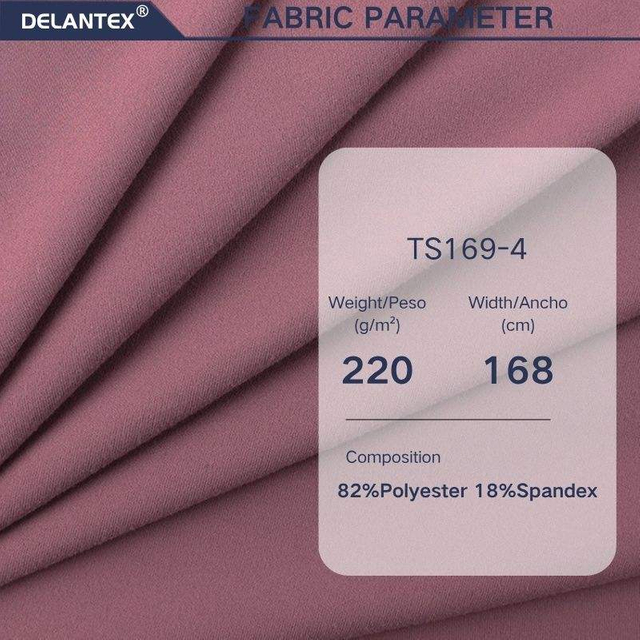 Delantex High-quality Reliable Sports Fabric Manufacturer 88%polyester 12%spandex Interlock Yoga Fabric Free Sample