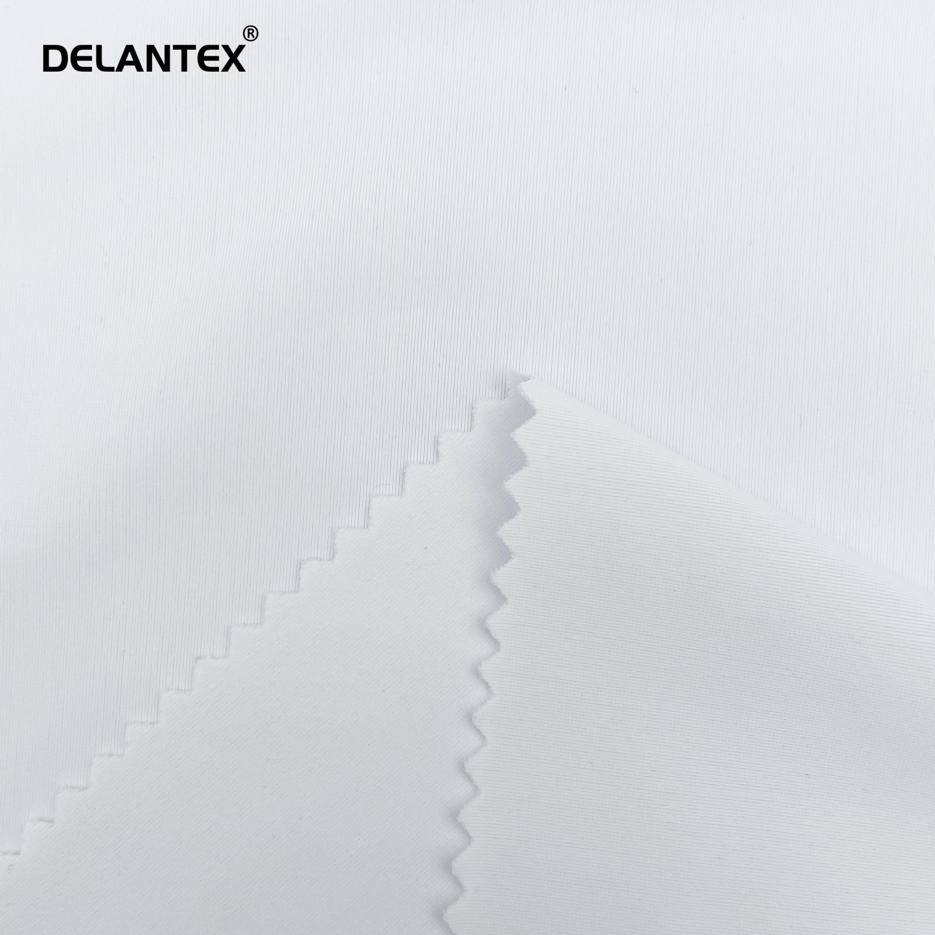 Delantex 50D 40 Polyester Spandex Double Knit Interlock Fabric Anti-Yellow Breathable Sublimation Print for Swimwear Yoga Wear Free Sample