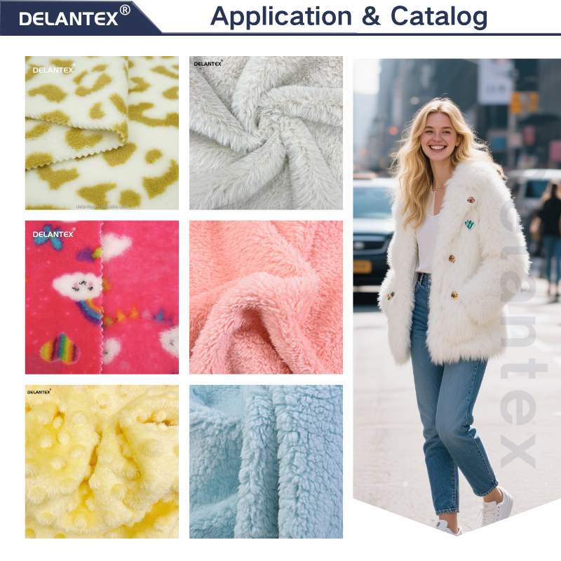 Winter Hot Selling Fabric with High Insulation and Polyester Material Flannel Fabric 205cm 310gsm Color Can Be Customized