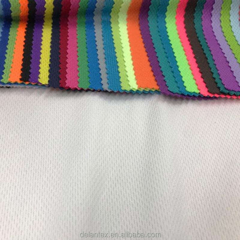 Delantex 100% Polyester Dryfit Sport Jersey Fabric Mesh for Sublimation for Girls' Outdoor Lining and Diapers Free Sample