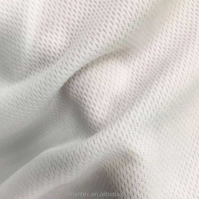 Delantex 100% Polyester Dryfit Sport Jersey Fabric Mesh for Sublimation for Girls' Outdoor Lining and Diapers Free Sample