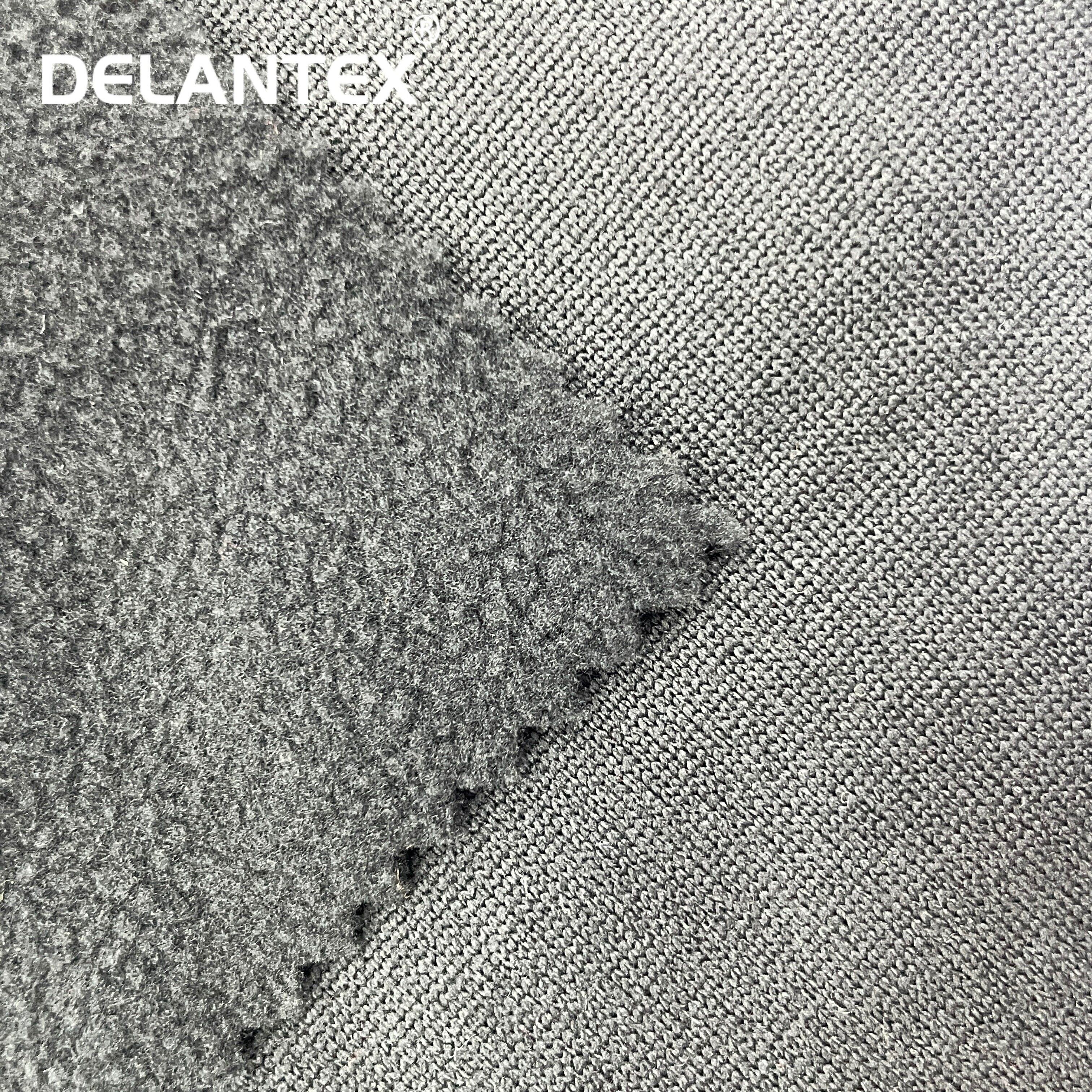 Delantex 150D/144F Brushed Single Side One Sided Polar Custom Fleece Hoodies Fabric Free Sample