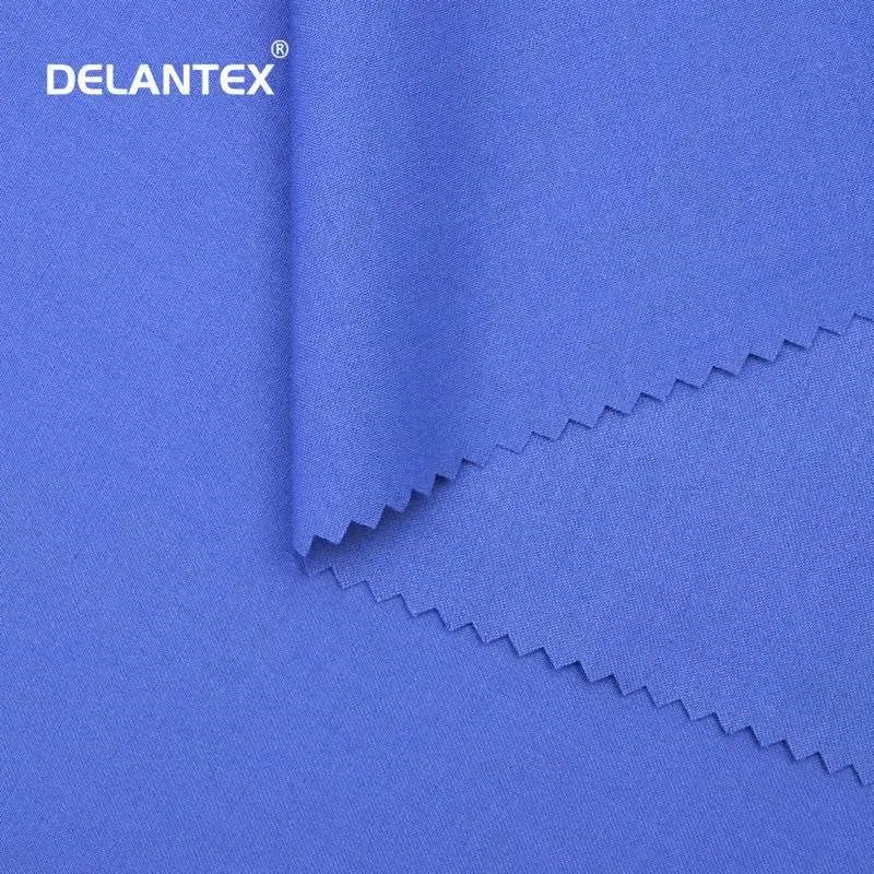 Delantex 60%Polyester 35%Rayon 5%Spandex Woven Stretch Fabric for Hiking Pants, Sports Wear, Medical Scrubs 180GSM Free Sample