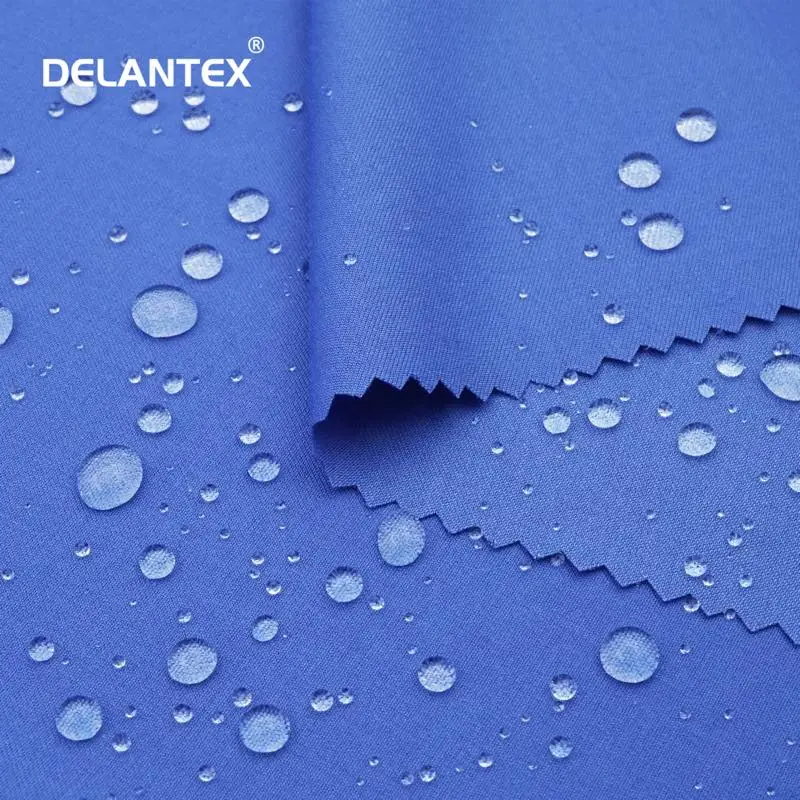 Delantex 60%Polyester 35%Rayon 5%Spandex Woven Stretch Fabric for Hiking Pants, Sports Wear, Medical Scrubs 180GSM Free Sample