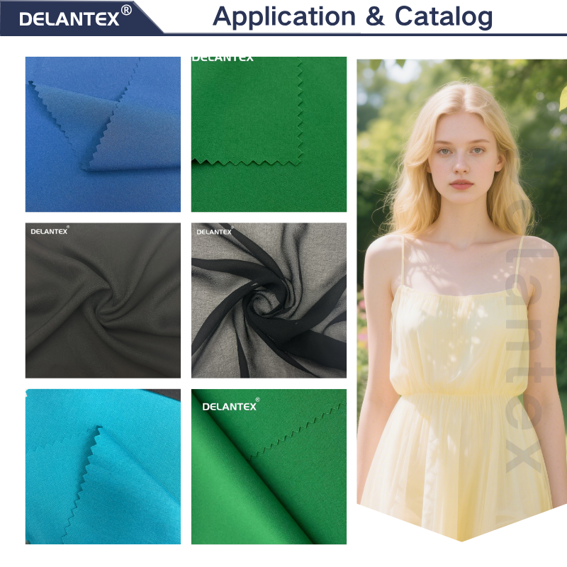 Delantex Uniform Fabric with Good Color Fastness and Tensile Strength 172cm 180gsm Best Chef Uniform
