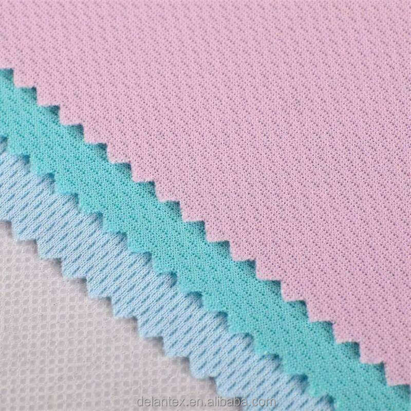 Delantex 100% Polyester Micro Pique Polo Shirt Mesh Fabric Free Sample