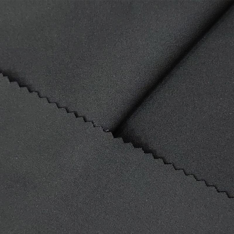 Delantex 81 Nylon 19 Spandex Weft Knit Brushed Peach Skin Interlock Fabric Free Sample