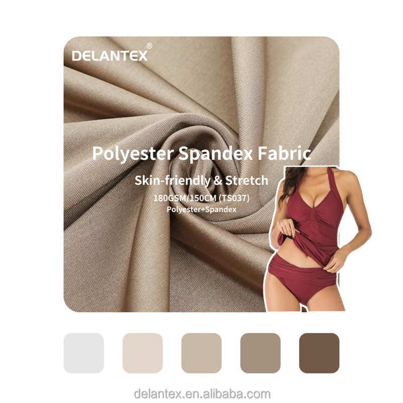 Soft Polyester Spandex Fabric for Bikini Beachwear Swimwear Fabric