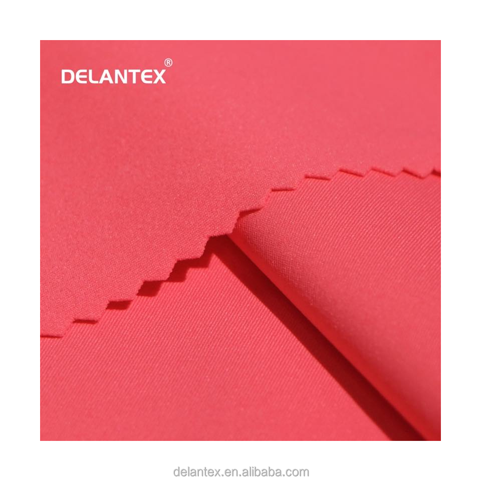 Delantex Lulu Nylon Spandex 4 Way Stretch Knitting Interlock Fabric for Sportswear Water Resistant Plain Style-for Leggings