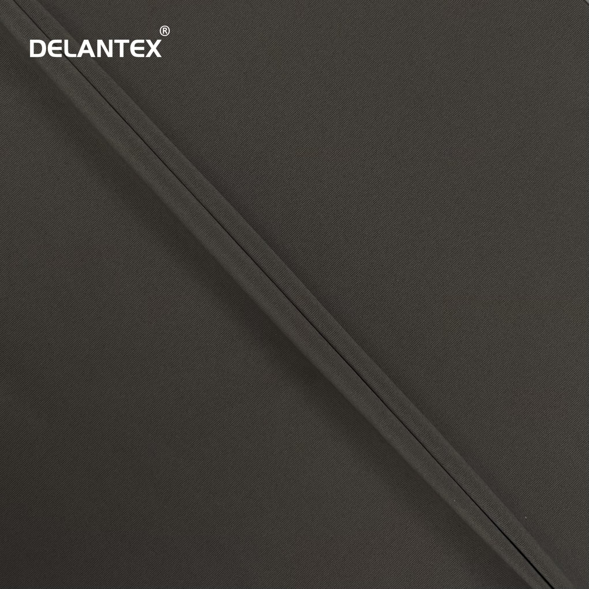 Delantex Manufacture Quick Dry 4 Way Stretch 82%Nylon 18% Spandex Smooth Fabric for Fitness Wear