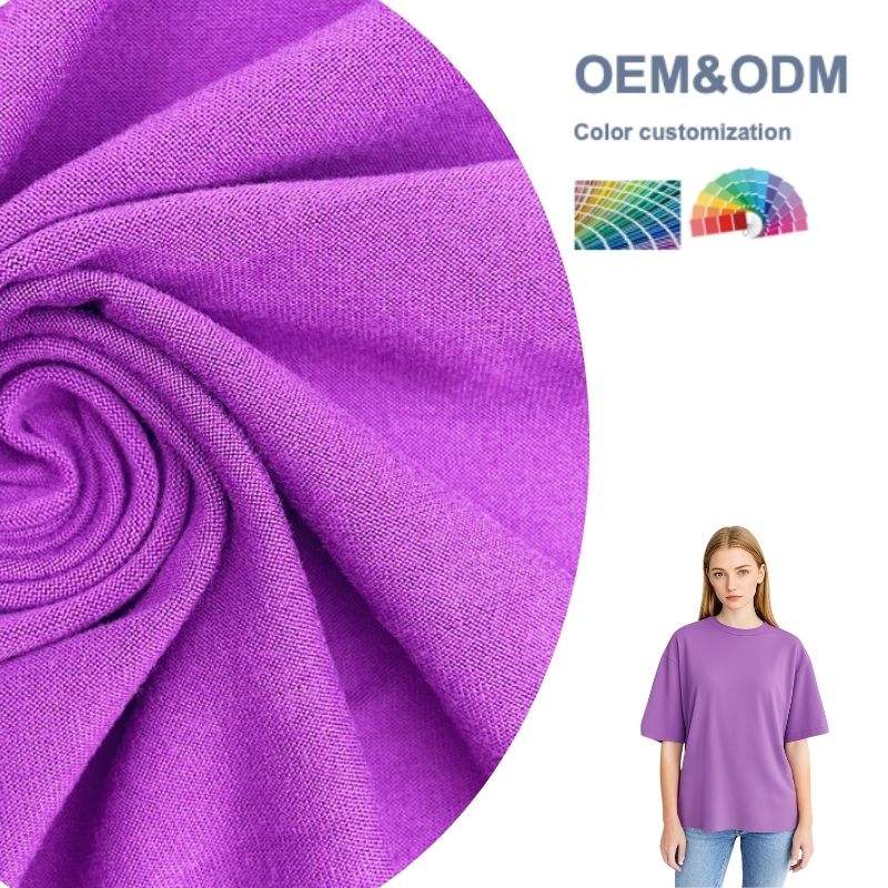 Delantex Super Soft 4 Way Stretch Double Brushed Jersey Fabric 100% Polyester for Girls' Sweatshirt Underwear Sleepwear Lining