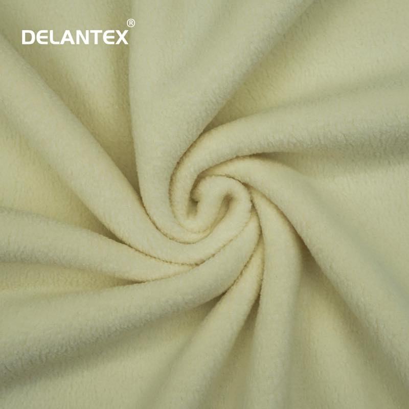 Hoodie Fabric Micro Polar Bonded Teddy Bear Fleece Tech Fabric 450GSM