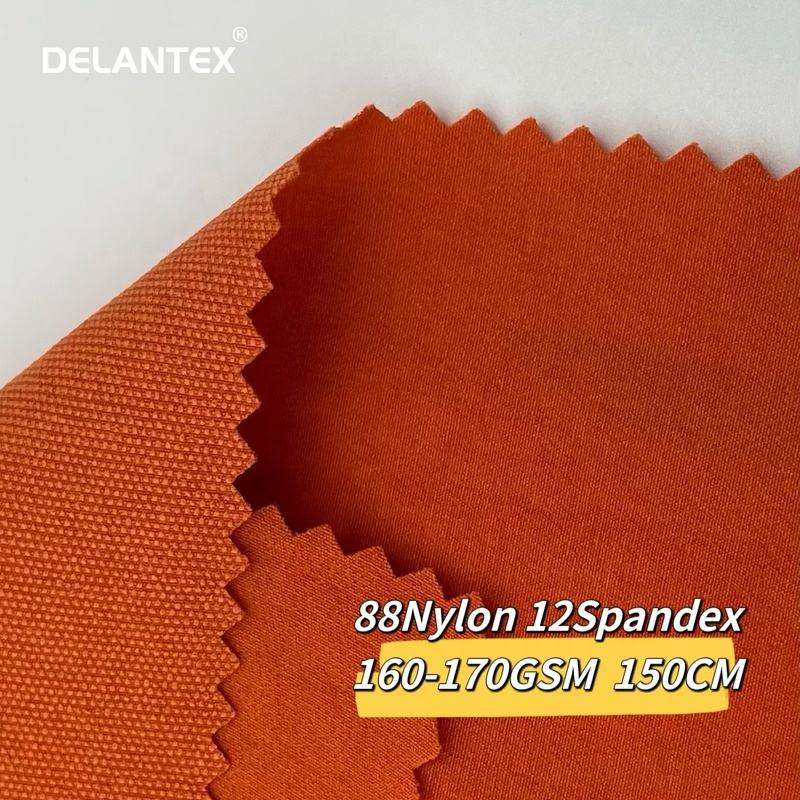 Delantex 88% Nylon 12%Spandex 160d Nylon Pearl DOT 4-Way-Spandex-Fabric for Pants, Suits
