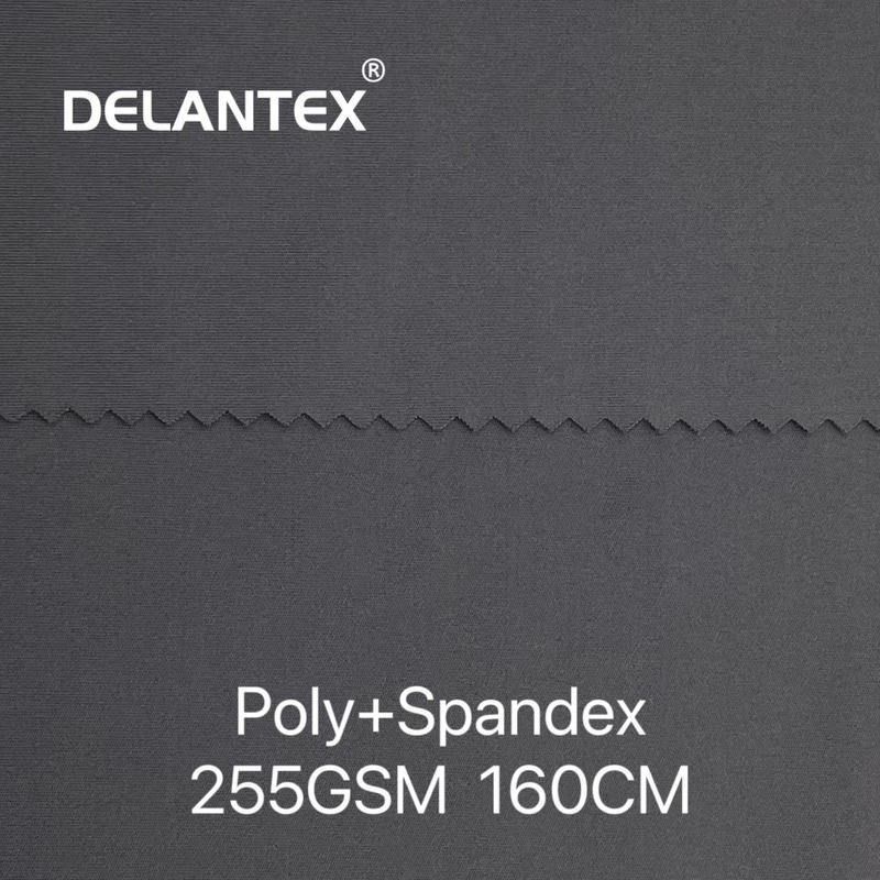 Delantex Polyester 77% Polyester Spandex 23% Soft Fabric for Yoga Pants