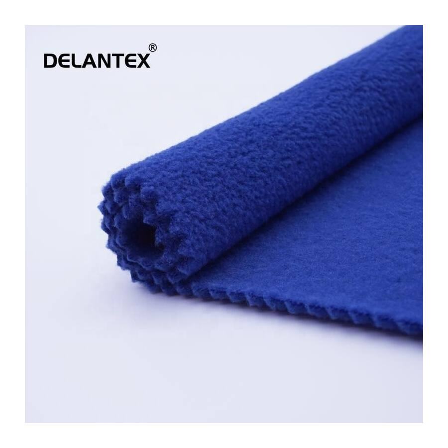 High Quality Soft 100% Polyester Polar Fleece Fabric Fleece Fabric for Garment Free Sample