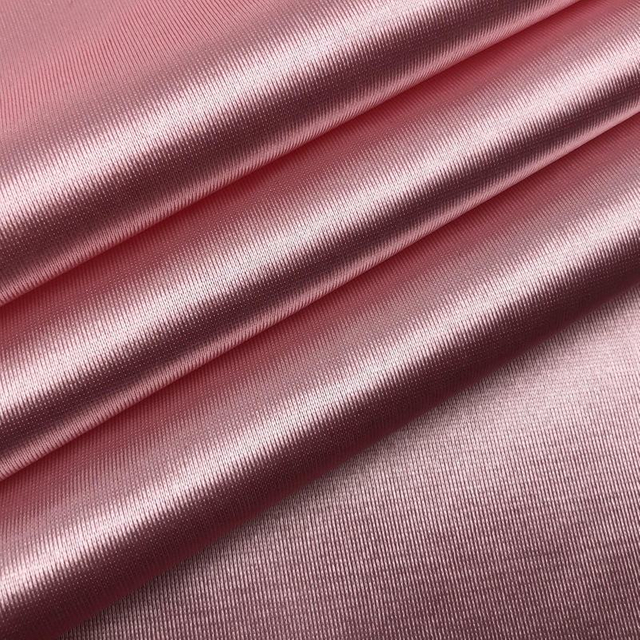 Delantex Polyester Stretch Warp Knit Tricot Crystal Satin 240GSM Fabric Jersey