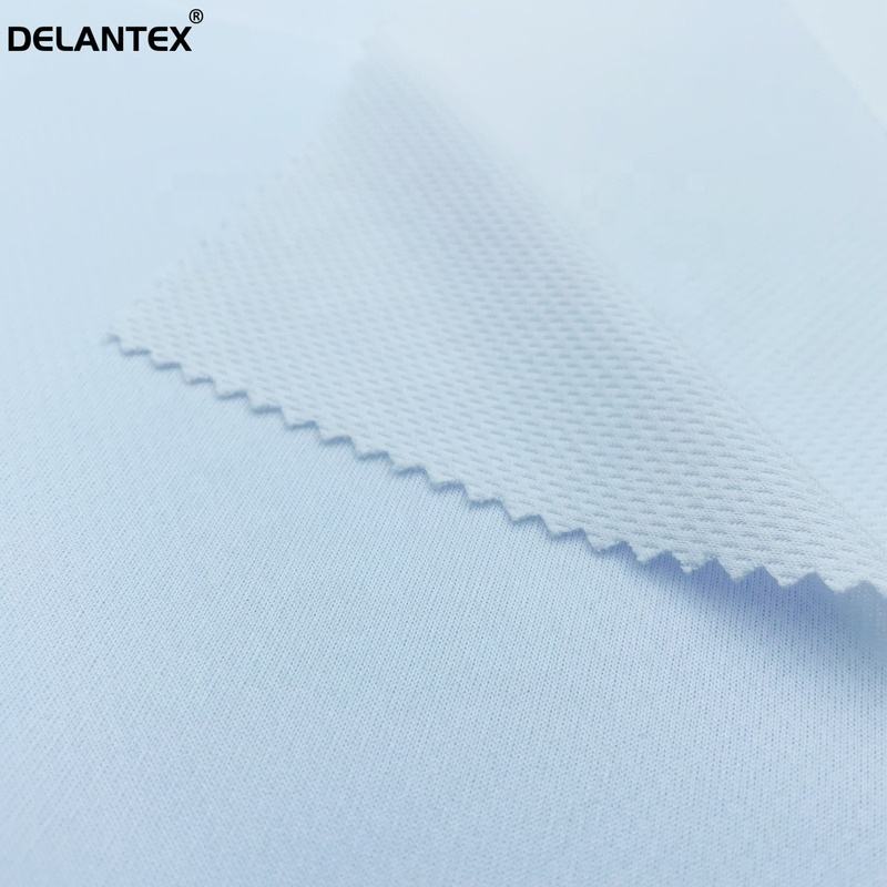 75/72 White Polyester Mesh Fabric Breathable and Lightweight Stretch Plain Dyed for Outdoor Use Lining & Diapers for Girls