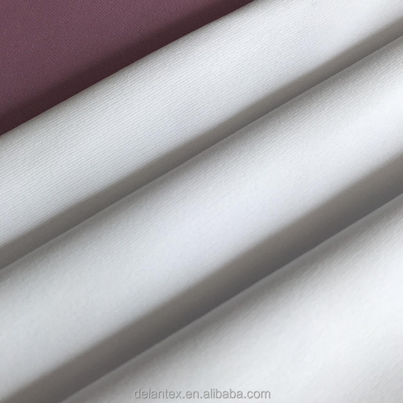 90% Nylon 10% Spandex Printing Fabric Sport Sublimate Fabric White