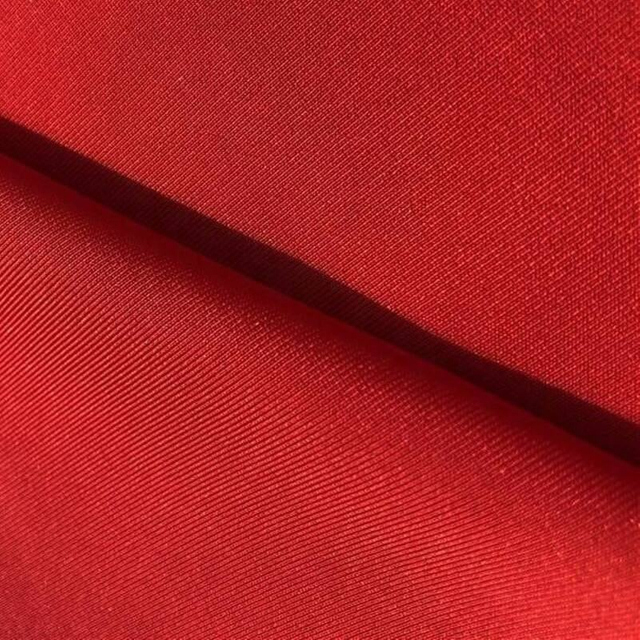 190GSM Shiny Polyester Spandex Knit Fabric for Party Dress